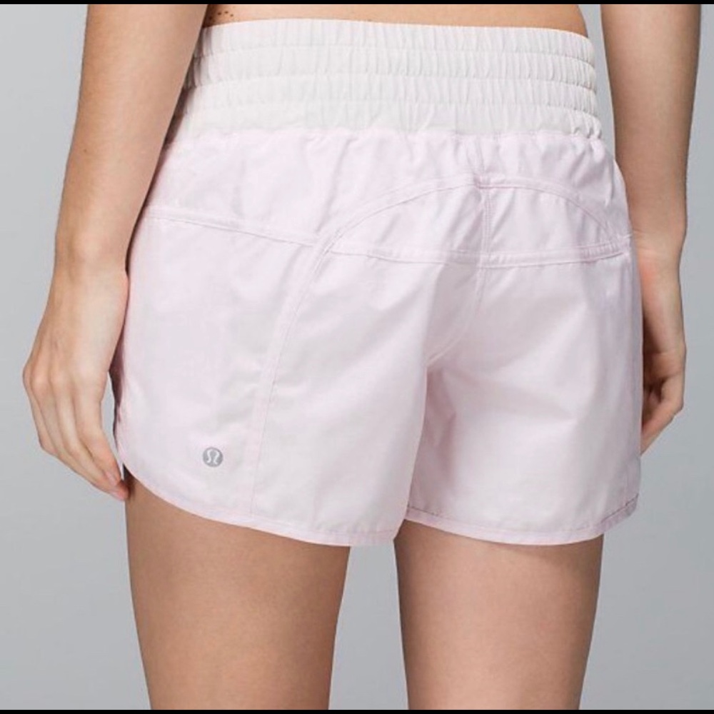 Lululemon Light Pink Tracker Short 4”
